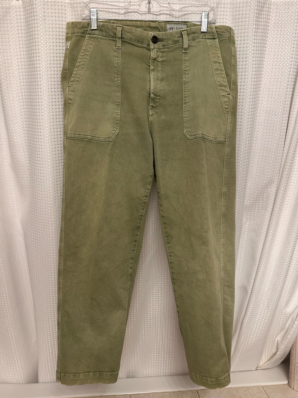 Ag Adriano Goldschmied Olive Utility Cargo Pants